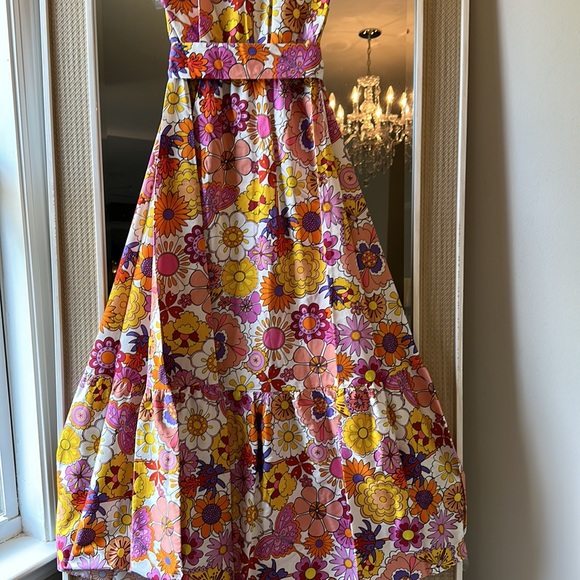 BORGO DE NOR Good Vibes Pink Biba Cotton Dress - Picture 12 of 16